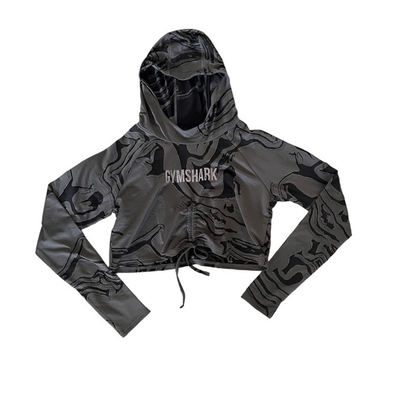 *SOLD* Gymshark Power Pullover Cropped Long Sleeve Workout Top - Picture 3 of 6